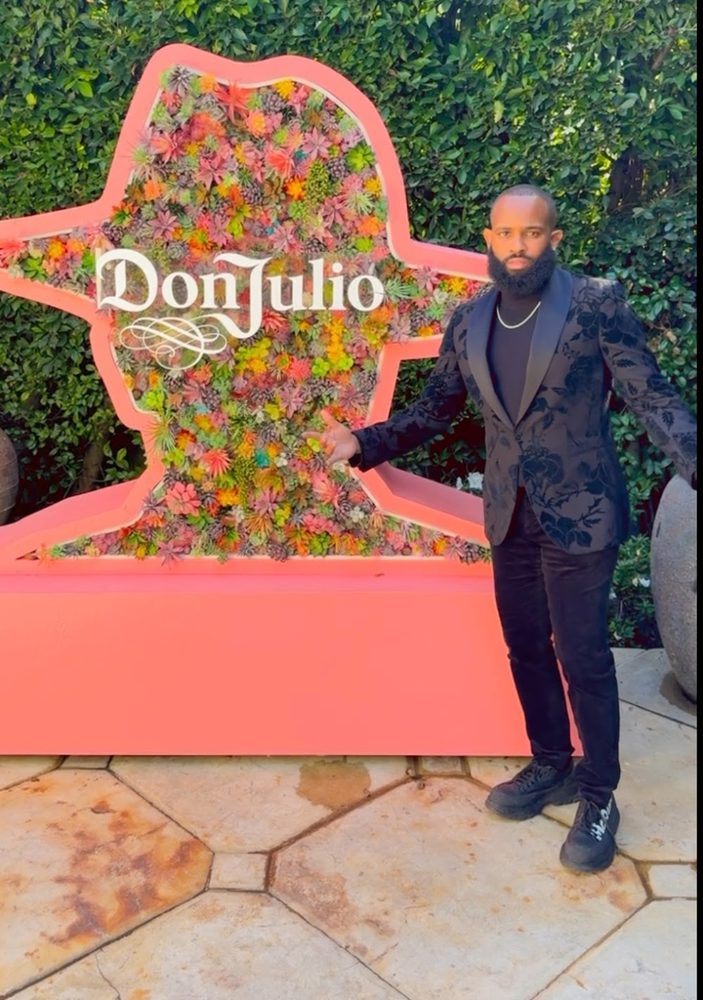 Trevor Queen at a Don Julio brand activation
