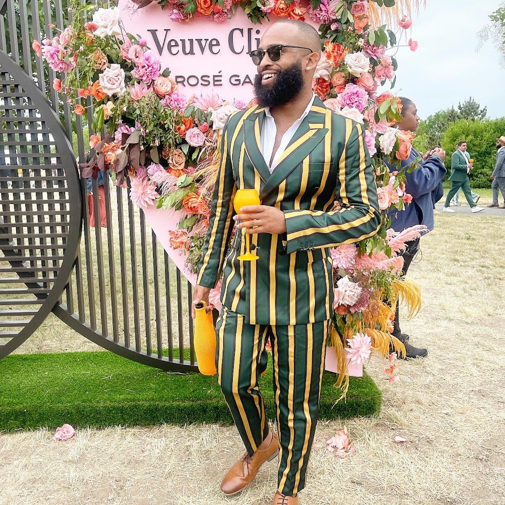 Trevor Queen at the Veuve Clicquot Rosé Garden